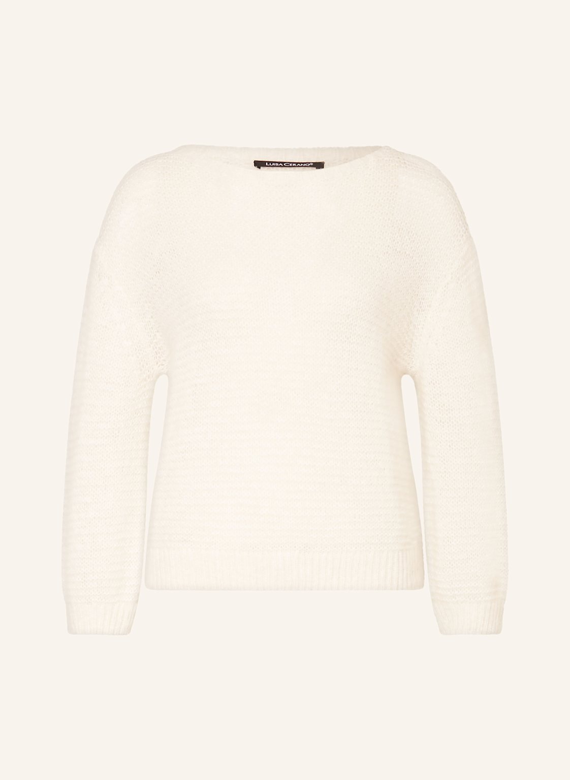 Luisa Cerano Pullover Mit Alpaka weiss von LUISA CERANO