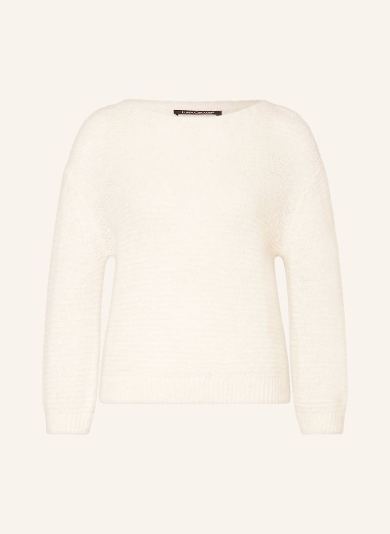 Luisa Cerano Pullover Mit Alpaka weiss von LUISA CERANO