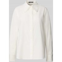 Luisa Cerano Regular Fit Bluse mit Häkelspitze in Offwhite, Größe 36 von LUISA CERANO