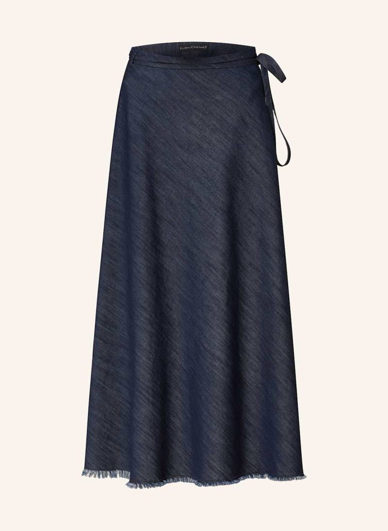 Luisa Cerano Rock In Jeansoptik blau von LUISA CERANO