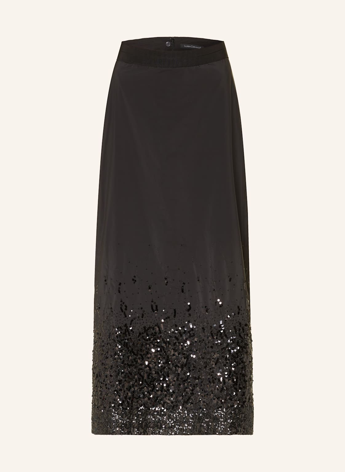 Luisa Cerano Rock Mit Pailletten beige von LUISA CERANO