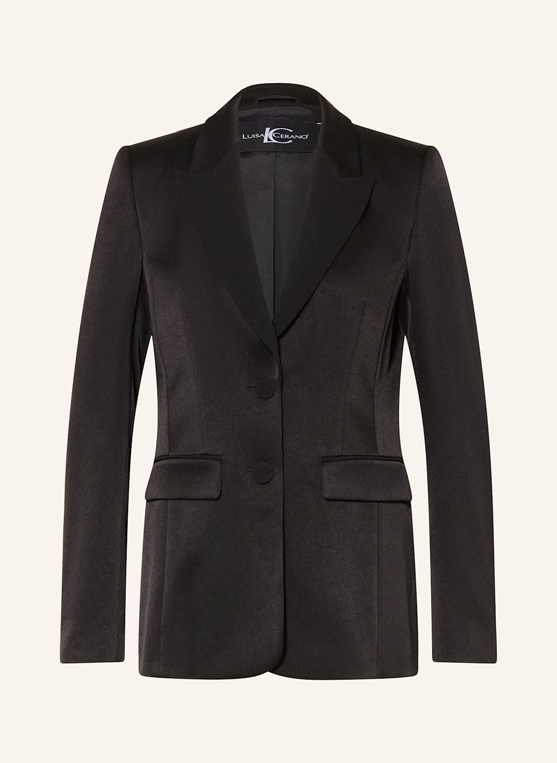 Luisa Cerano Satinblazer schwarz von LUISA CERANO