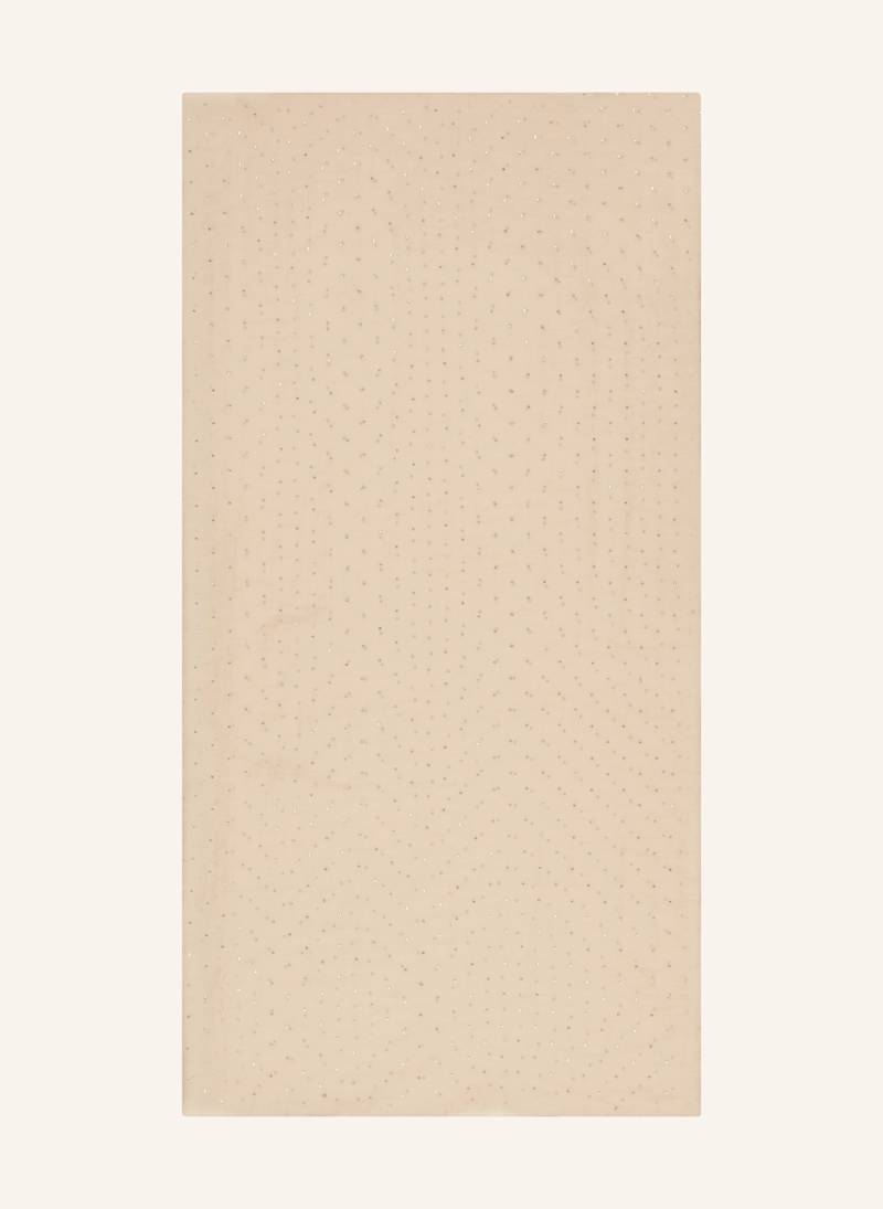 Luisa Cerano Schal Mit Schmucksteinen beige von LUISA CERANO
