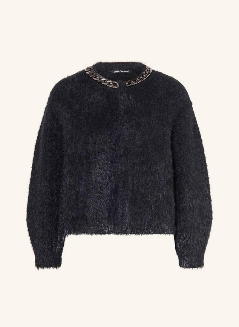 Luisa Cerano Strickjacke Mit 3/4-Arm schwarz von LUISA CERANO