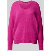Luisa Cerano Strickpullover mit Rundhalsausschnitt in Pink, Größe 38 von LUISA CERANO