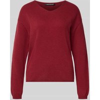 Luisa Cerano Strickpullover mit abgerundetem V-Ausschnitt in Kirsche, Größe 38 Luisa Cerano Strickpullover mit abgerundetem V-Ausschnitt in Kirsche, Größe 38 von LUISA CERANO