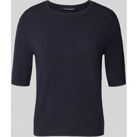 Luisa Cerano Strickshirt aus Viskose-Mix mit Rundhalsausschnitt in Marine, Größe 44 Luisa Cerano Strickshirt aus Viskose-Mix mit Rundhalsausschnitt in Marine, Größe 44 von LUISA CERANO