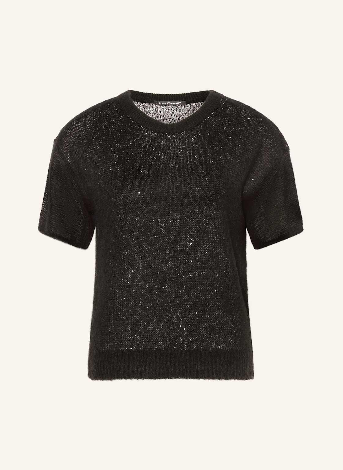 Luisa Cerano Strickshirt schwarz von LUISA CERANO