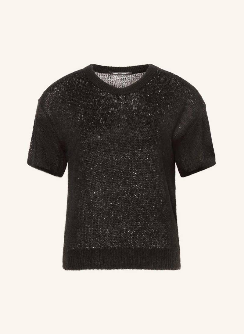 Luisa Cerano Strickshirt schwarz von LUISA CERANO