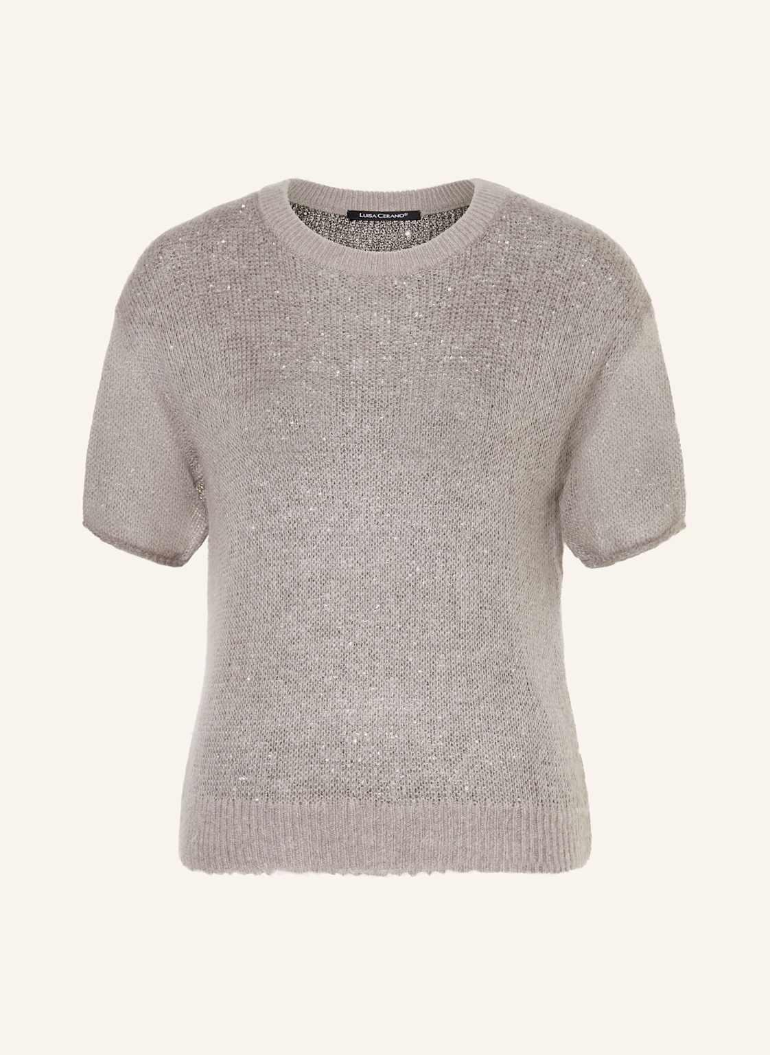 Luisa Cerano Strickshirt silber von LUISA CERANO