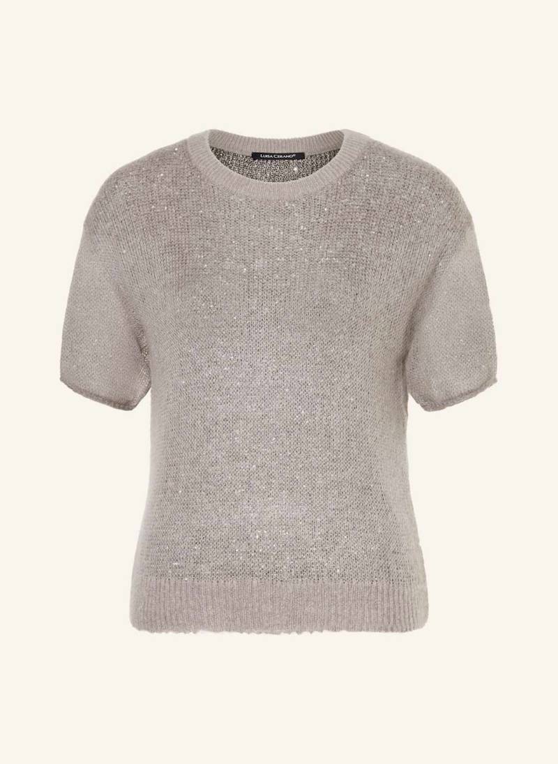 Luisa Cerano Strickshirt silber von LUISA CERANO