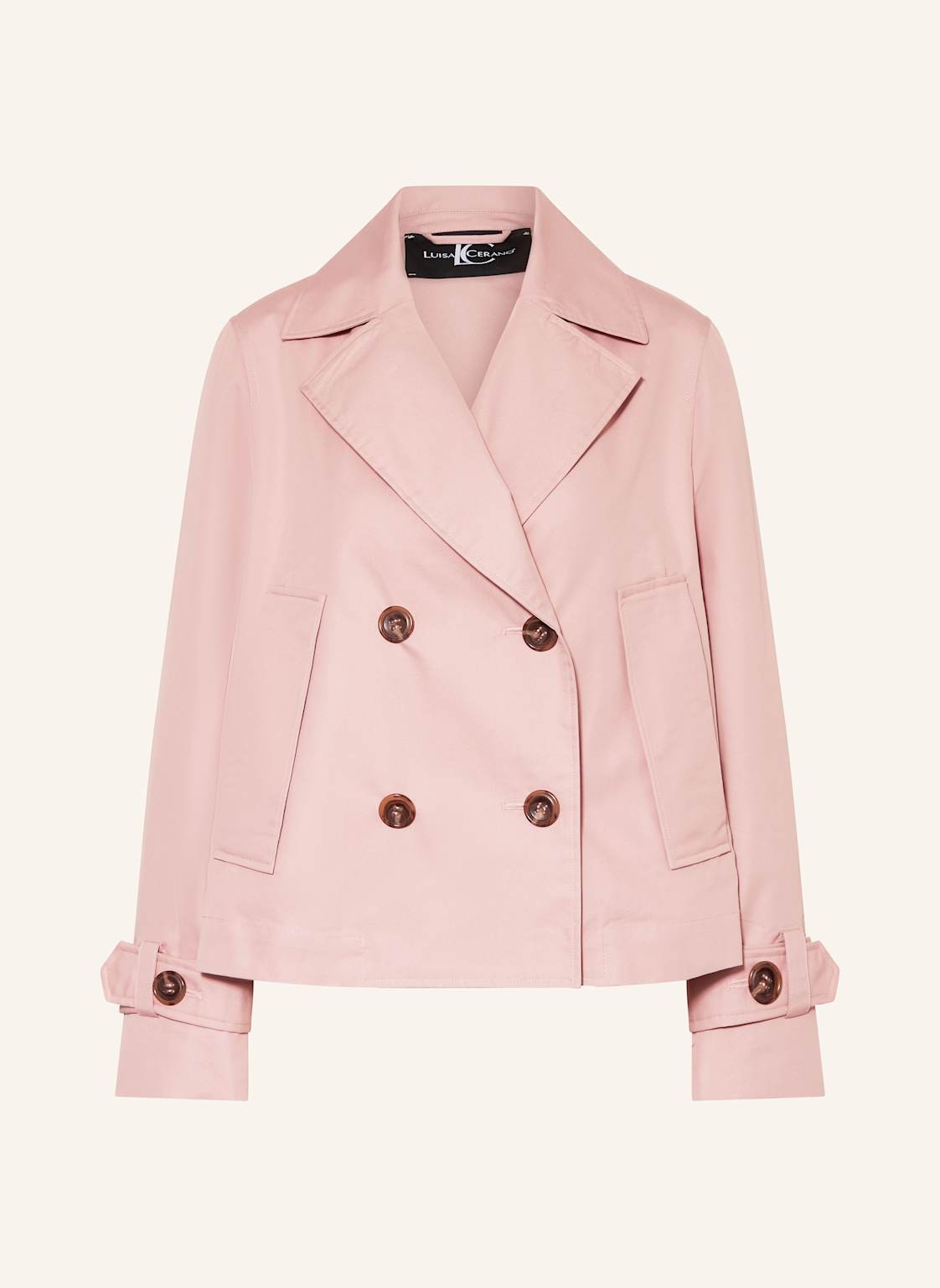 Luisa Cerano Trench-Jacke rosa von LUISA CERANO