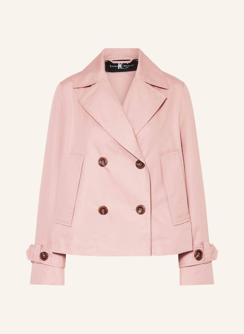 Luisa Cerano Trench-Jacke rosa von LUISA CERANO