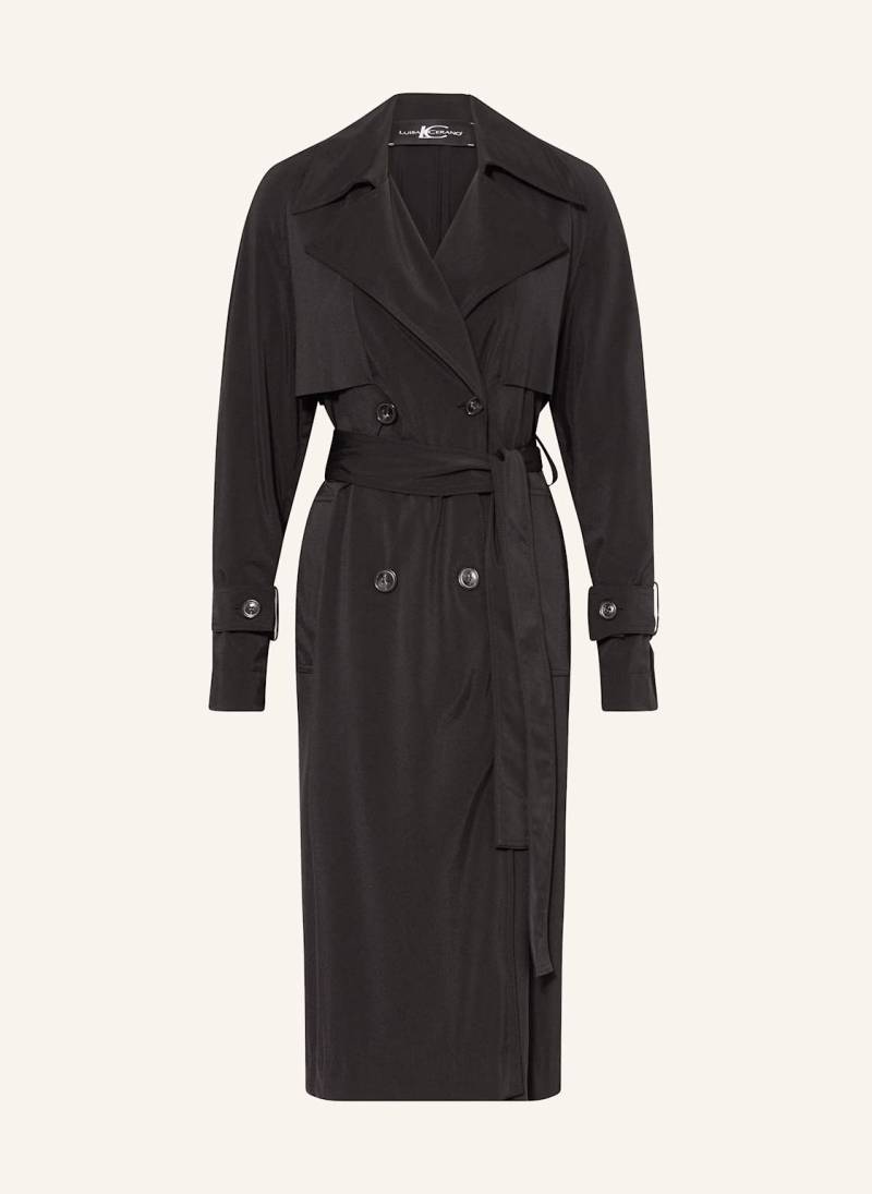 Luisa Cerano Trenchcoat Aus Jersey schwarz von LUISA CERANO