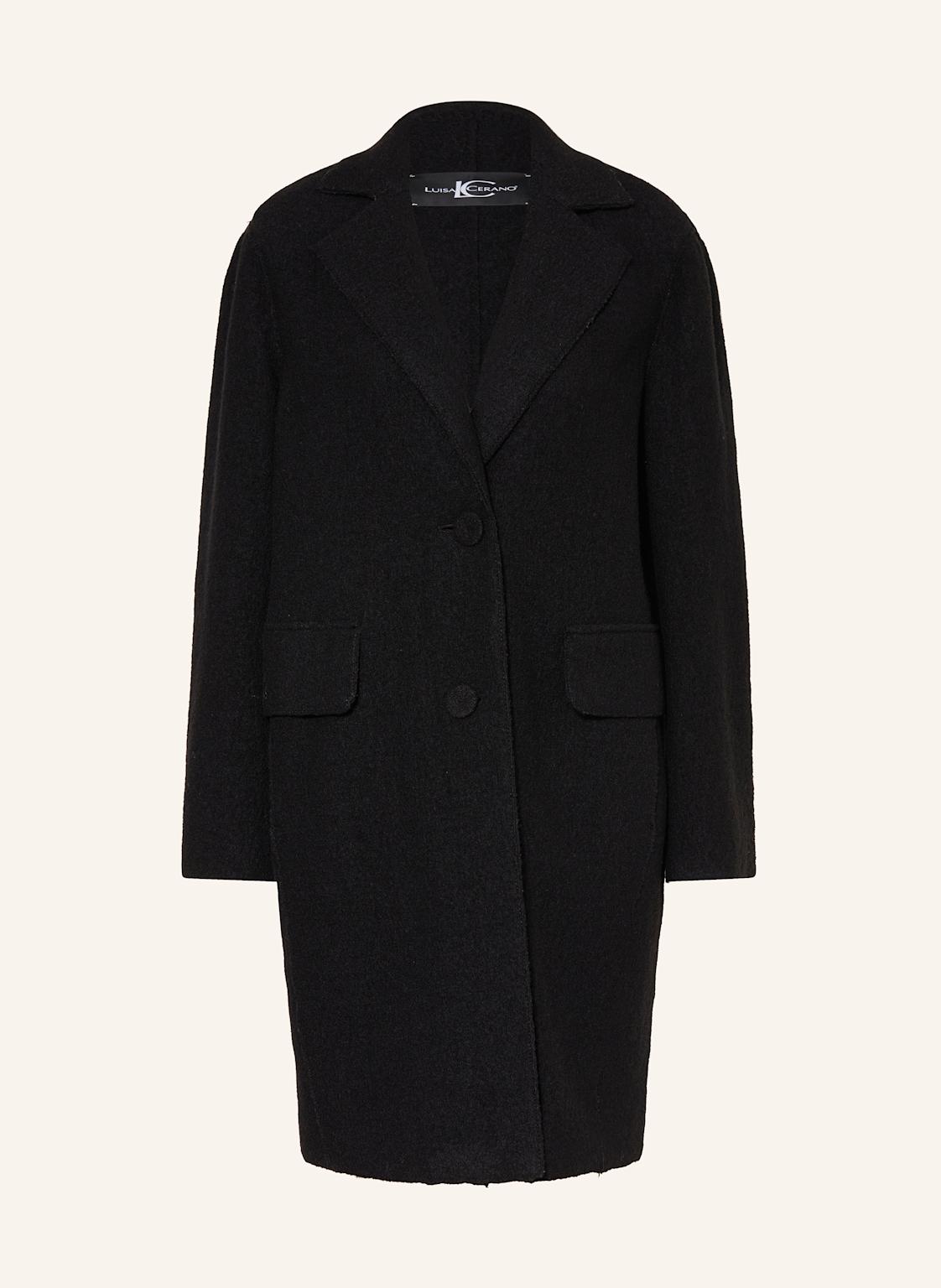 Luisa Cerano Wollmantel schwarz Luisa Cerano Wollmantel schwarz von LUISA CERANO
