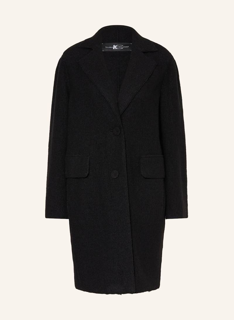 Luisa Cerano Wollmantel schwarz von LUISA CERANO