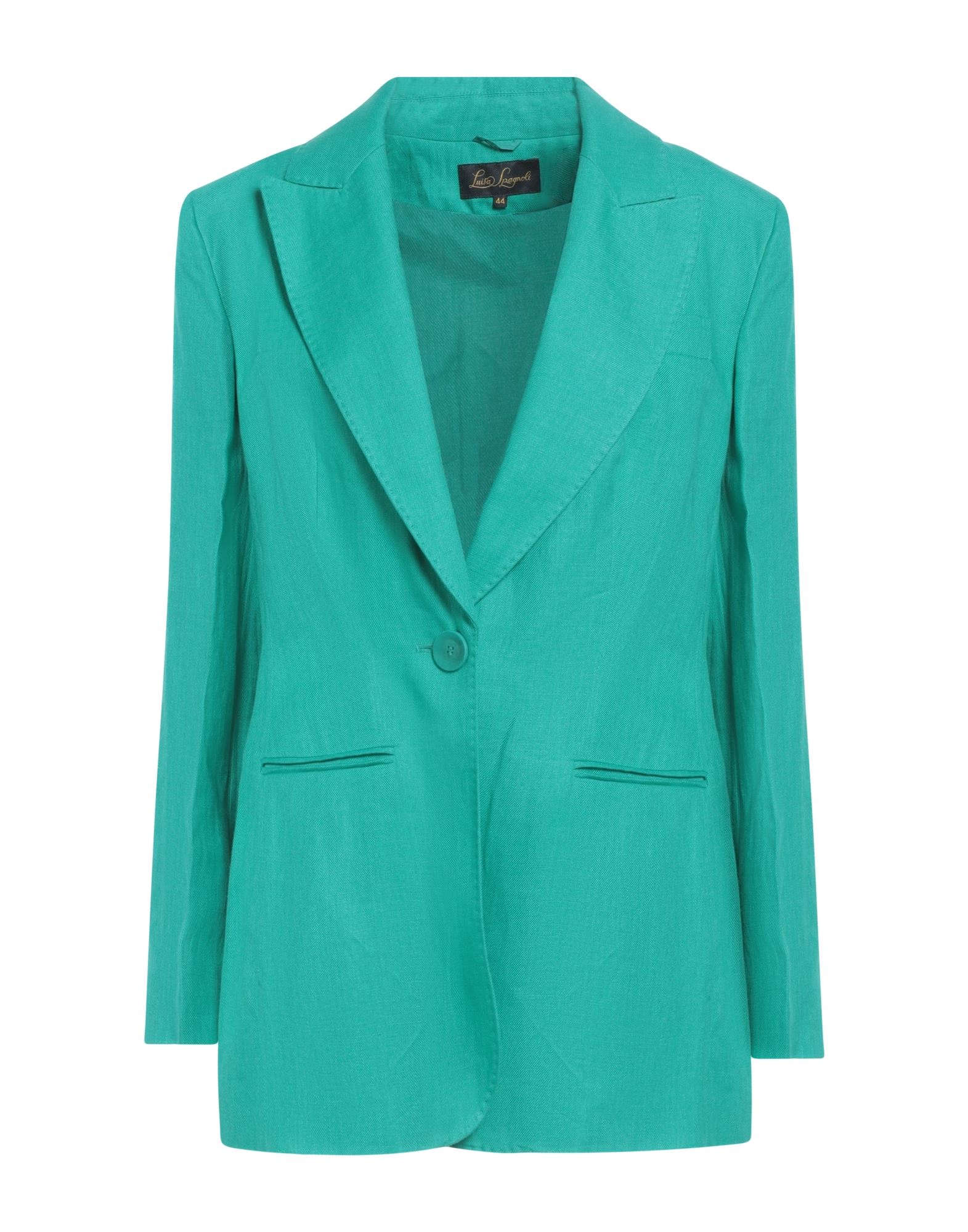 LUISA SPAGNOLI Blazer Damen Smaragdgrün LUISA SPAGNOLI Blazer Damen Smaragdgrün von LUISA SPAGNOLI