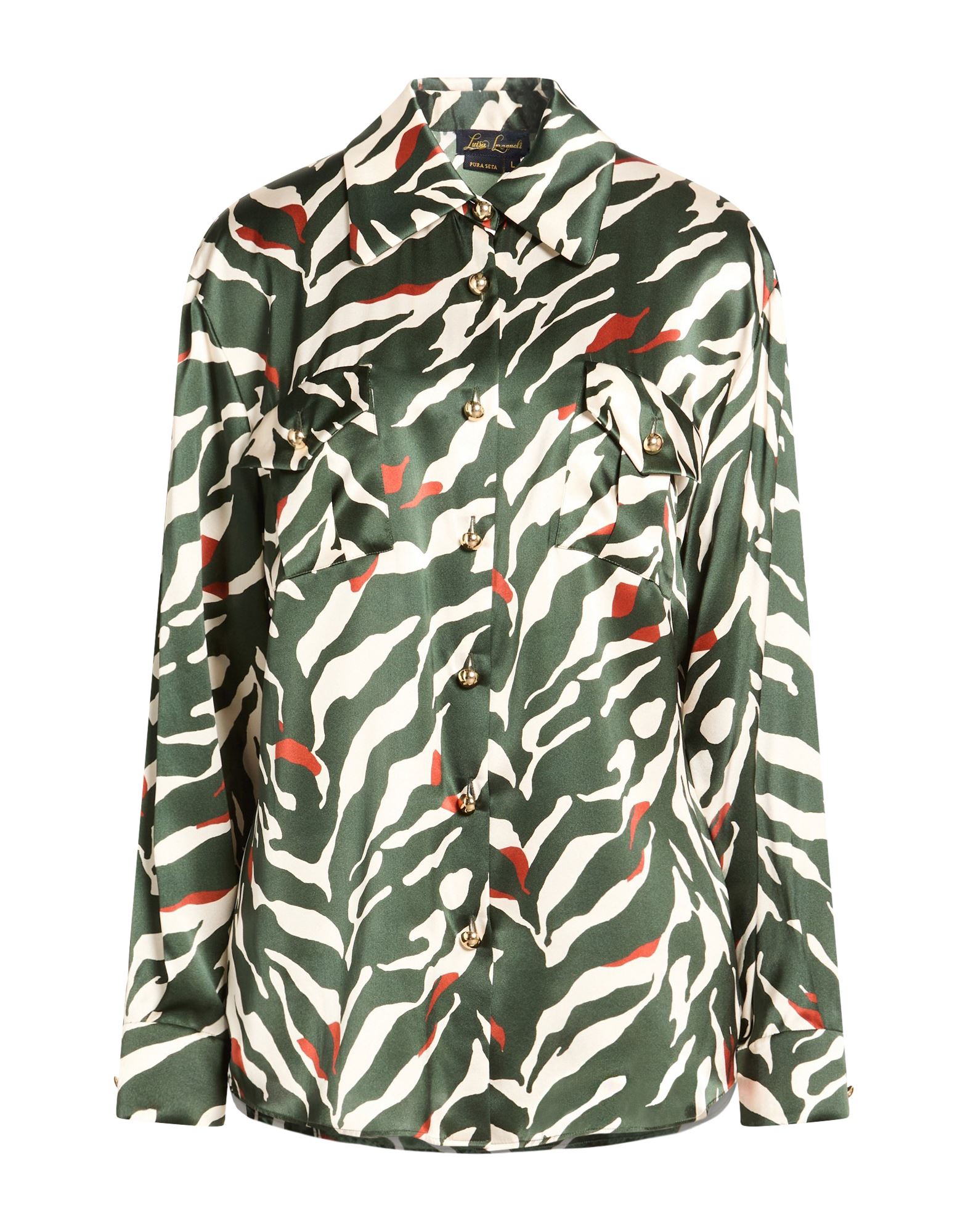 LUISA SPAGNOLI Hemd Damen Militärgrün von LUISA SPAGNOLI