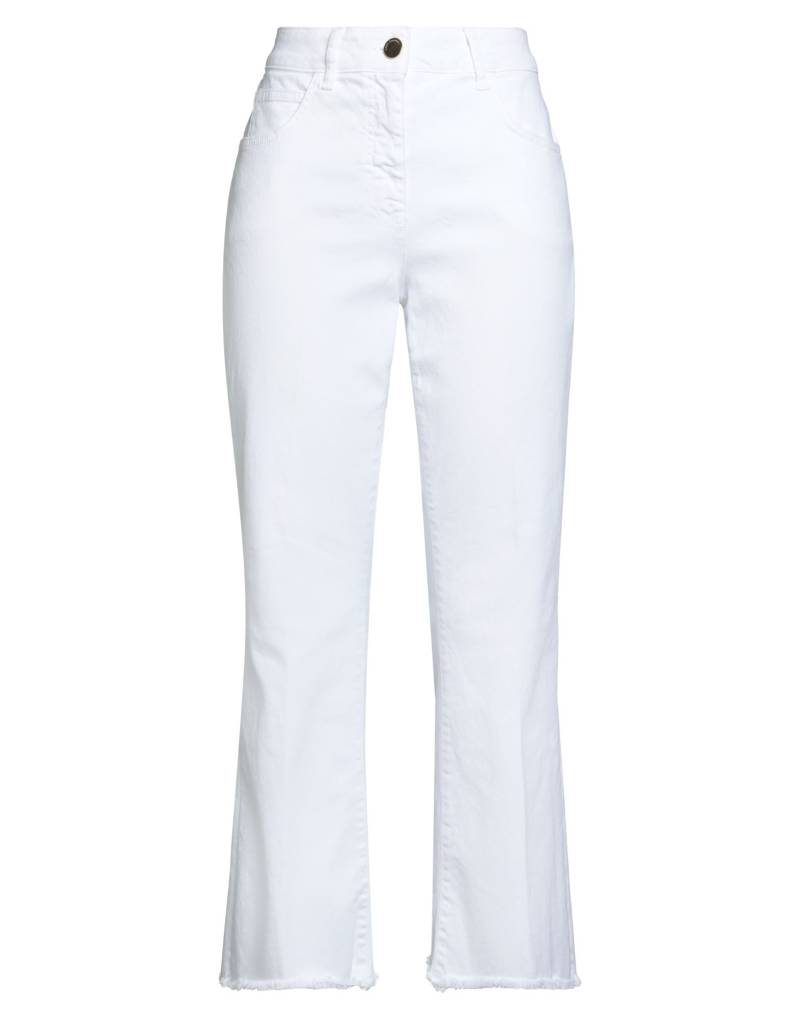 LUISA SPAGNOLI Jeanshose Damen Weiß von LUISA SPAGNOLI