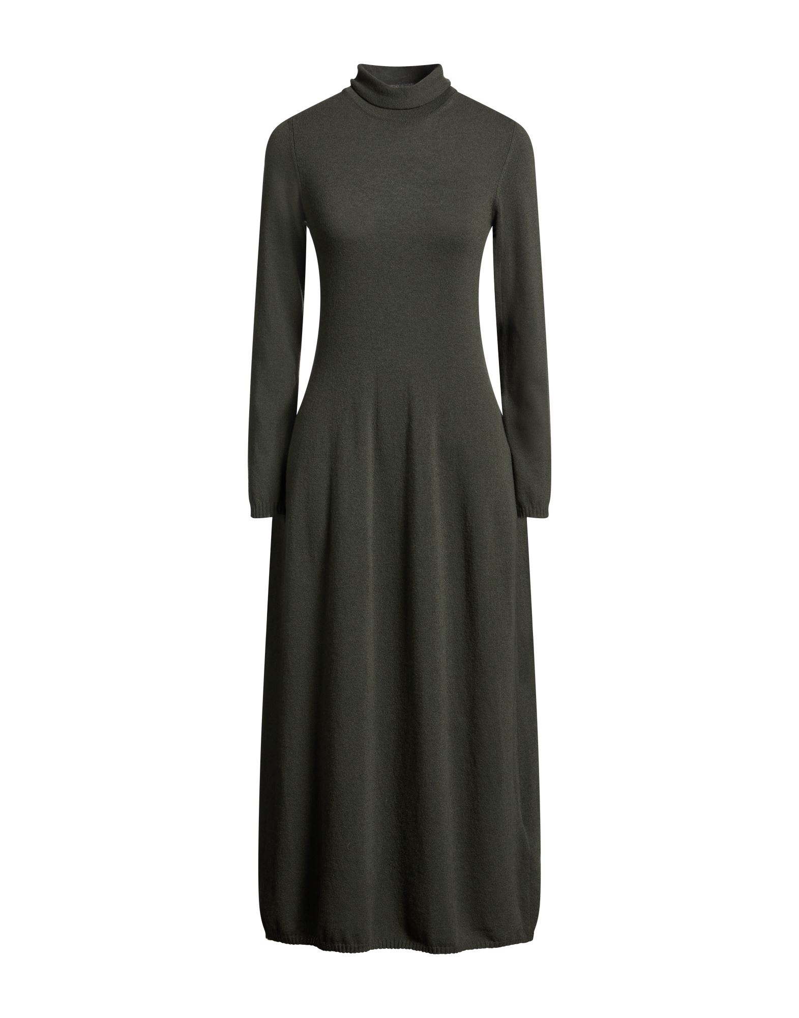 LUISA SPAGNOLI Midi-kleid Damen Dunkelgrün von LUISA SPAGNOLI