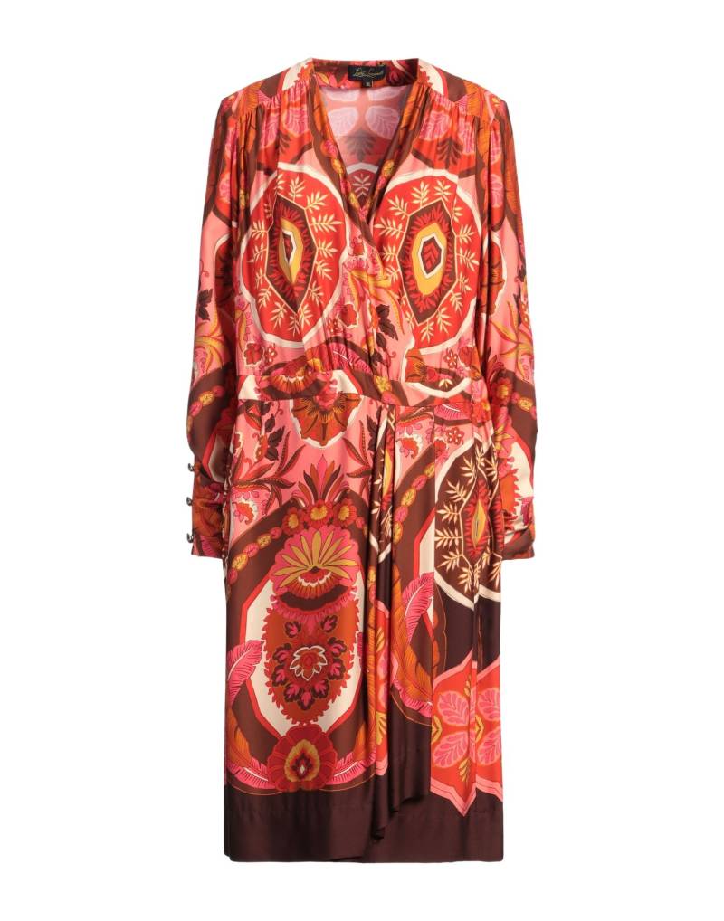 LUISA SPAGNOLI Midi-kleid Damen Koralle von LUISA SPAGNOLI