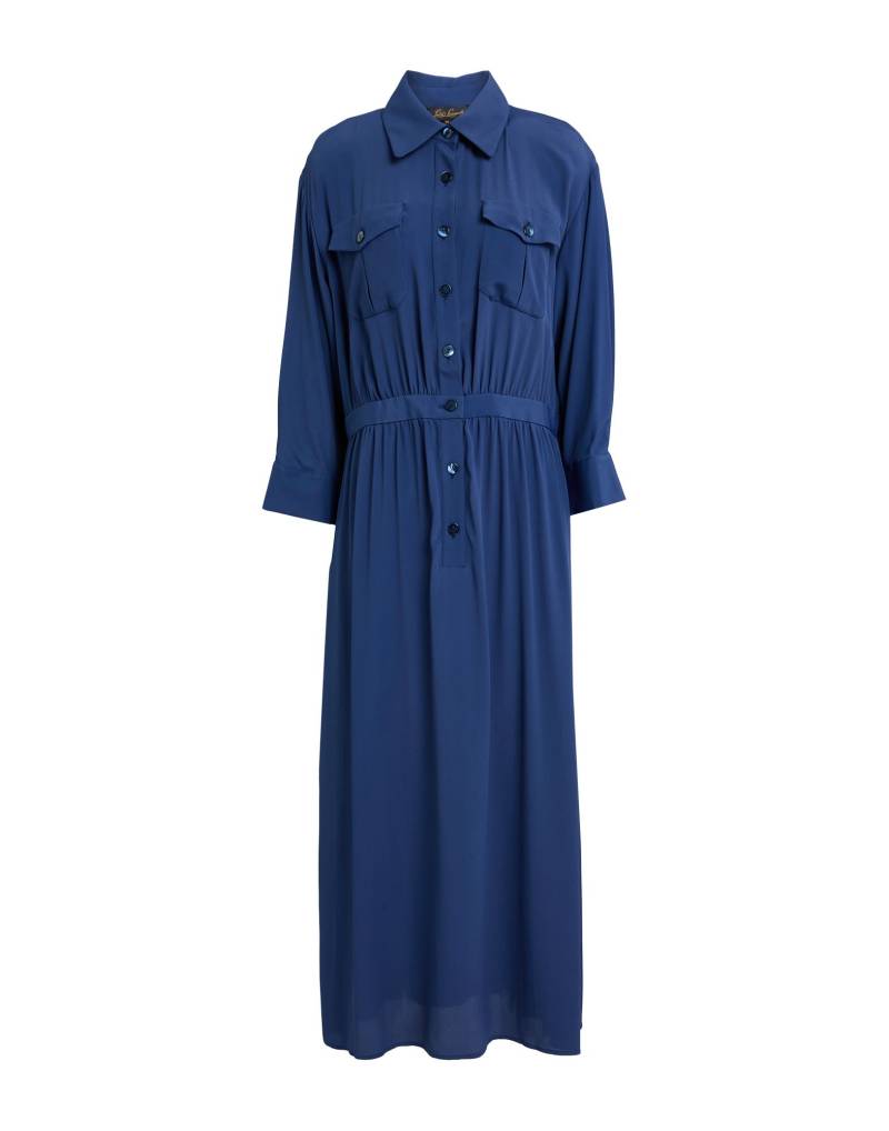 LUISA SPAGNOLI Midi-kleid Damen Marineblau von LUISA SPAGNOLI
