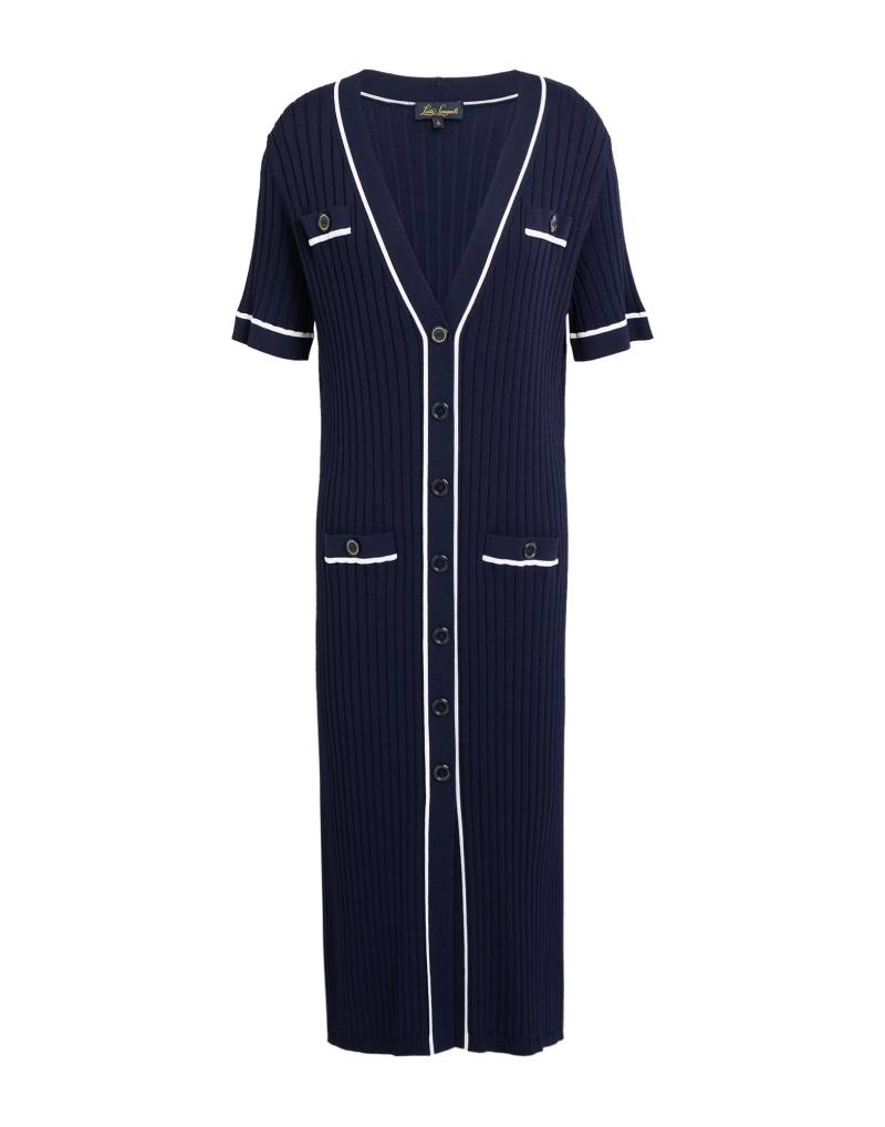 LUISA SPAGNOLI Midi-kleid Damen Marineblau von LUISA SPAGNOLI