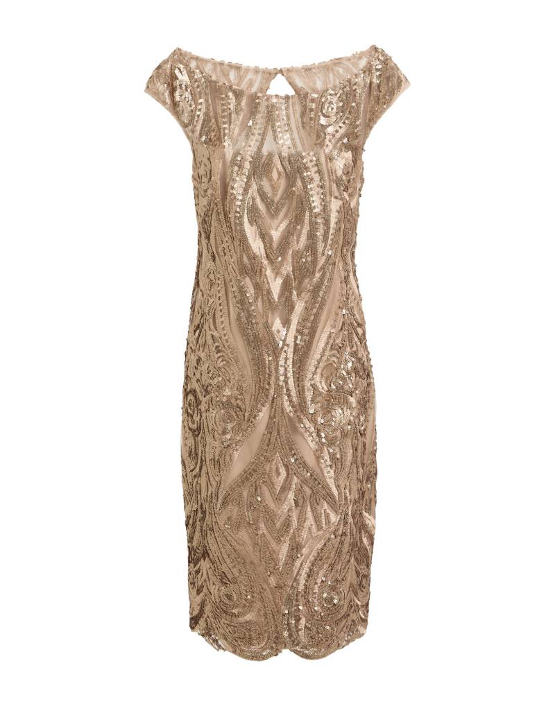 LUISA SPAGNOLI Midi-kleid Damen Platin von LUISA SPAGNOLI