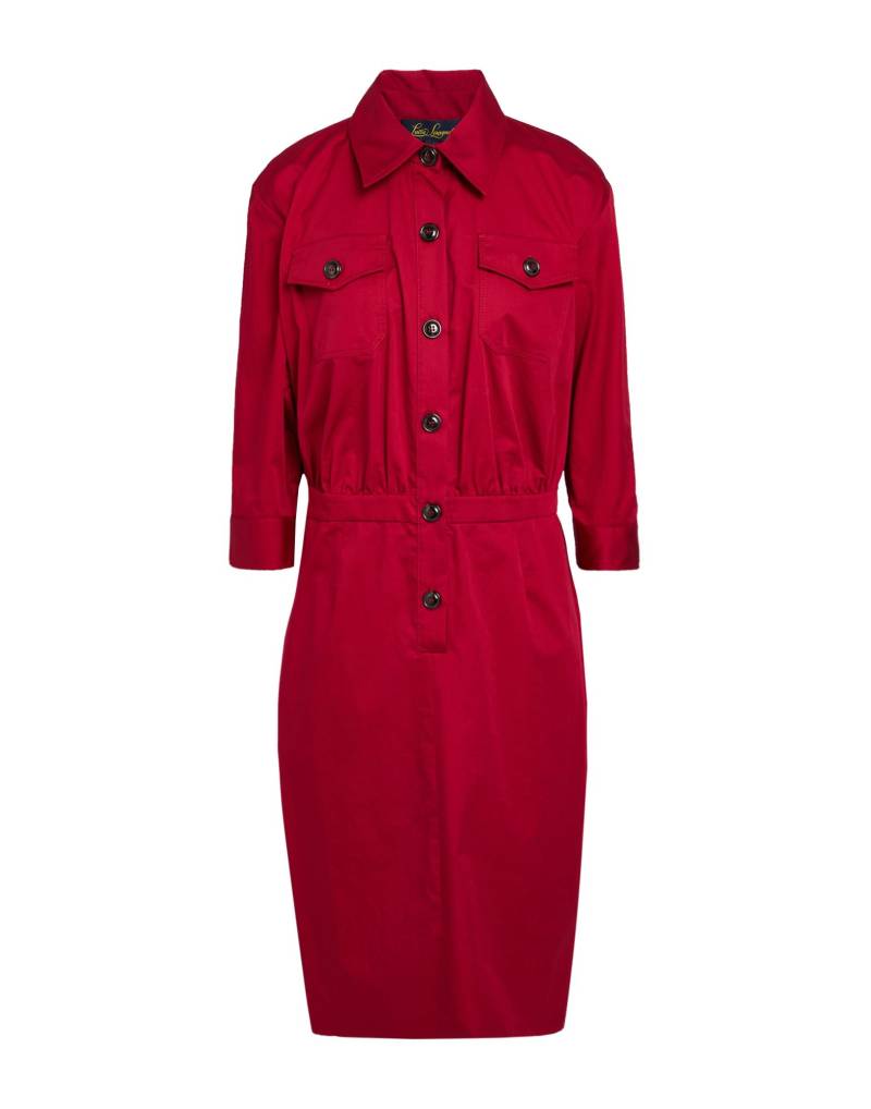 LUISA SPAGNOLI Midi-kleid Damen Rot von LUISA SPAGNOLI