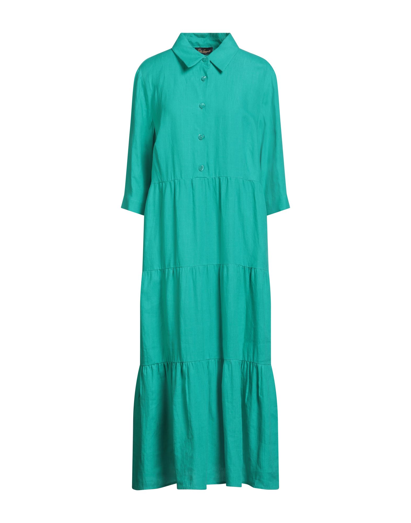 LUISA SPAGNOLI Midi-kleid Damen Tūrkis LUISA SPAGNOLI Midi-kleid Damen Tūrkis von LUISA SPAGNOLI