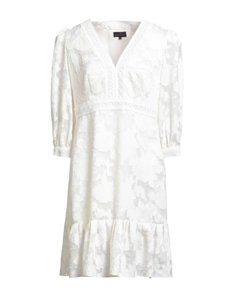 LUISA SPAGNOLI Mini-kleid Damen Off white von LUISA SPAGNOLI