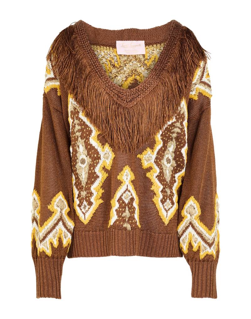 LUISA SPAGNOLI Pullover Damen Braun von LUISA SPAGNOLI