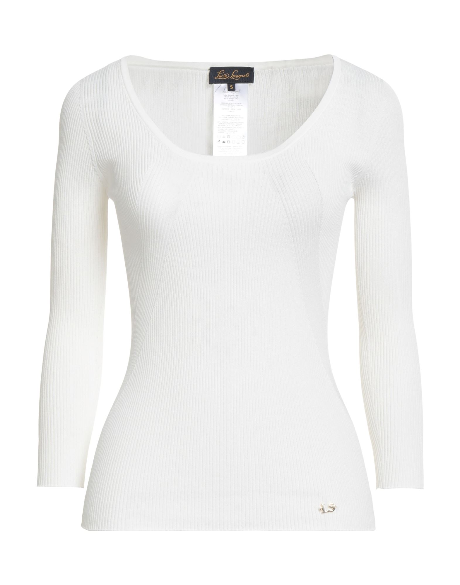 LUISA SPAGNOLI Pullover Damen Weiß LUISA SPAGNOLI Pullover Damen Weiß von LUISA SPAGNOLI