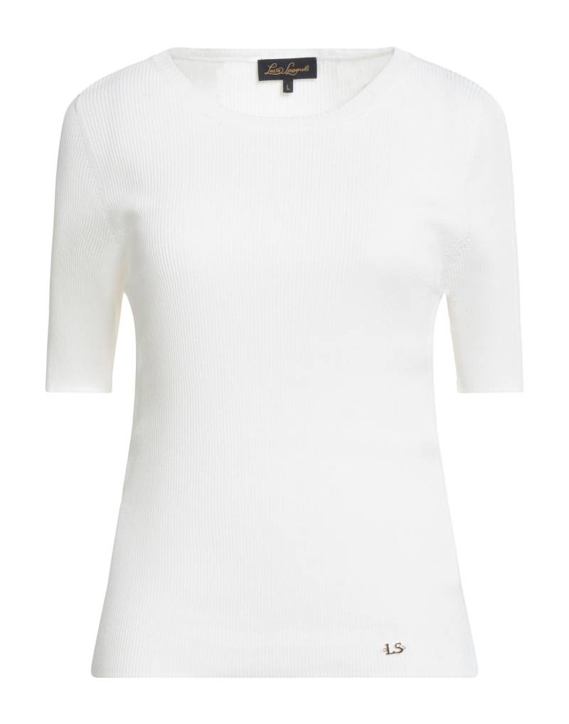 LUISA SPAGNOLI Pullover Damen Weiß von LUISA SPAGNOLI