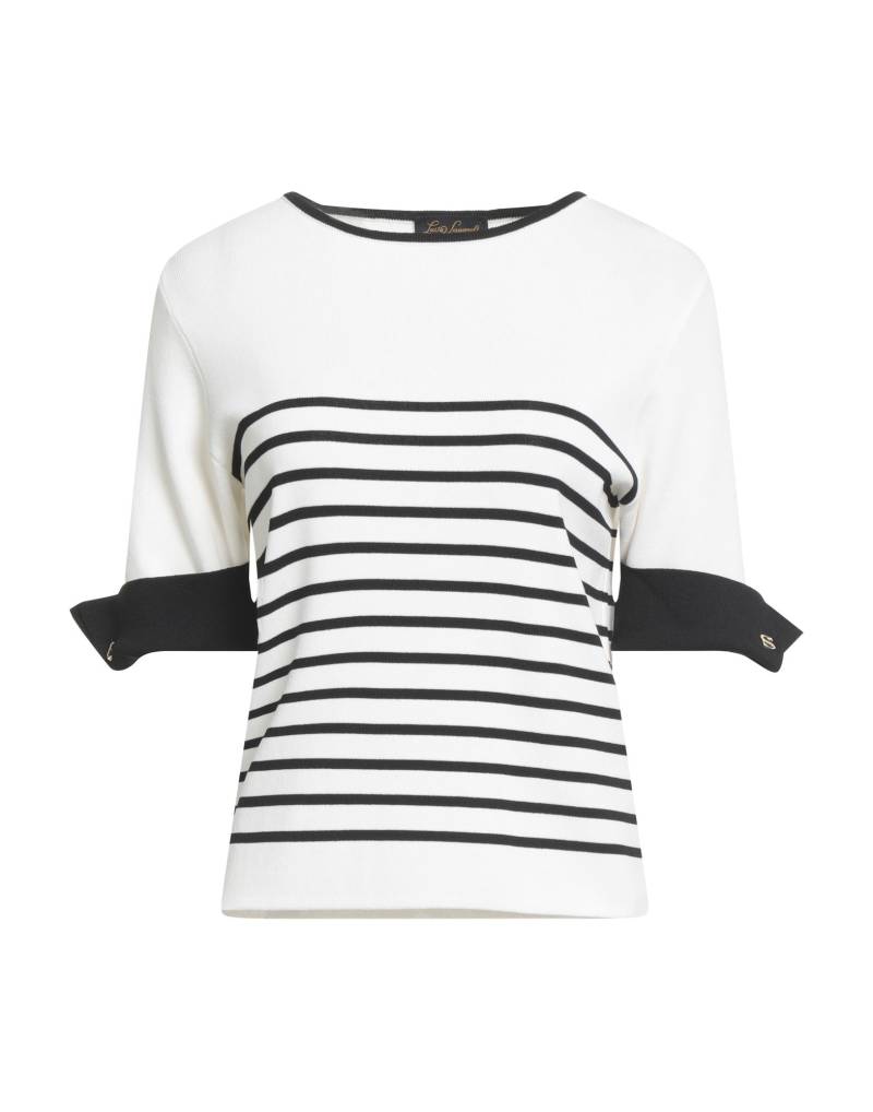 LUISA SPAGNOLI Pullover Damen Weiß von LUISA SPAGNOLI