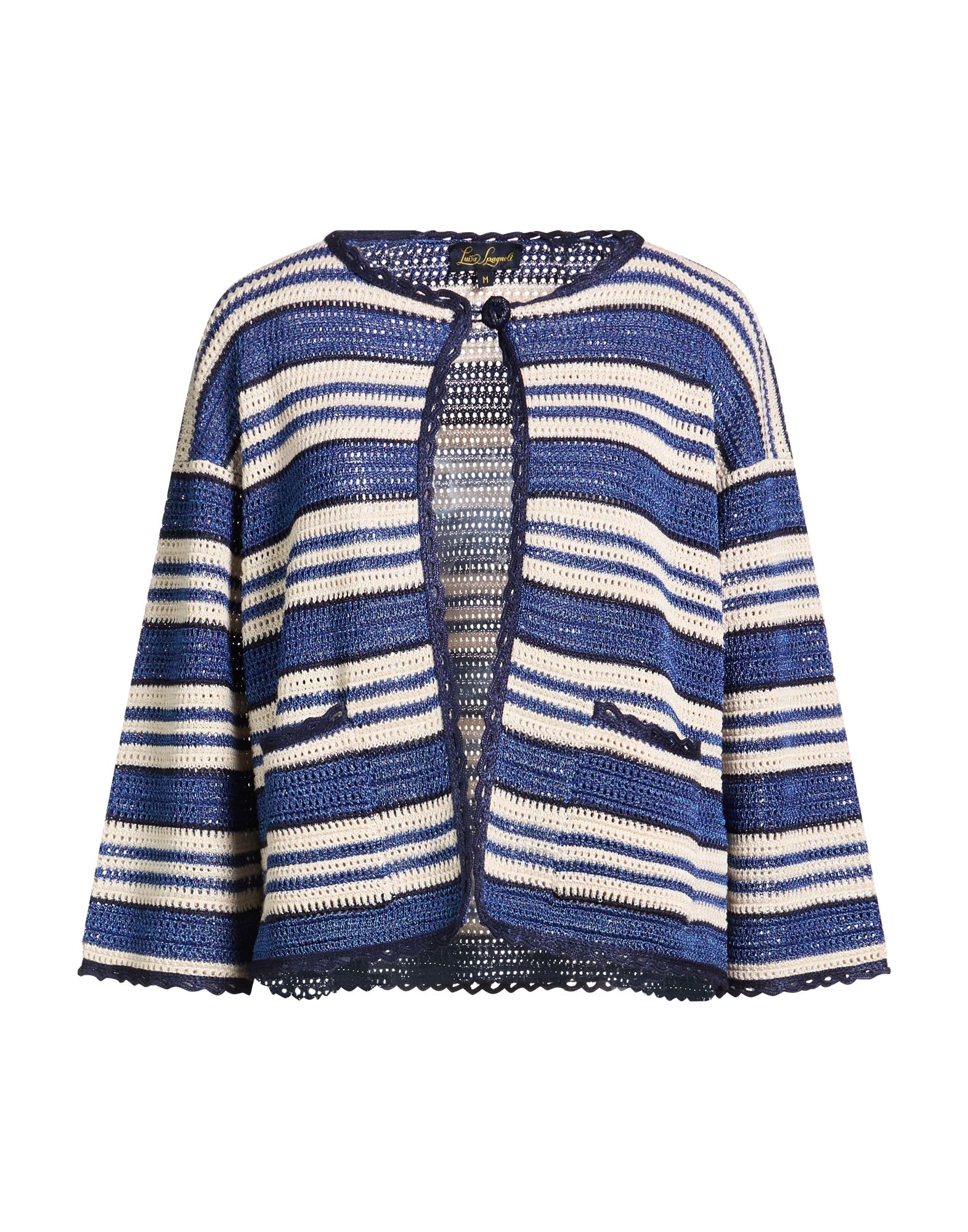 LUISA SPAGNOLI Strickjacke Damen Blau von LUISA SPAGNOLI