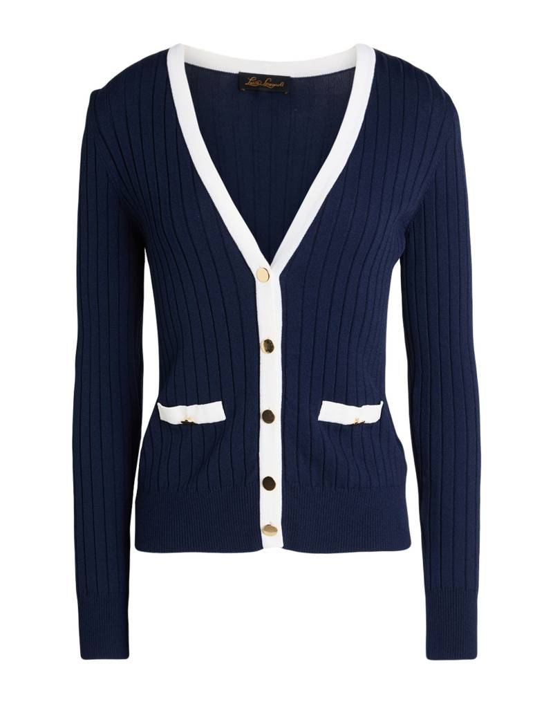 LUISA SPAGNOLI Strickjacke Damen Marineblau von LUISA SPAGNOLI