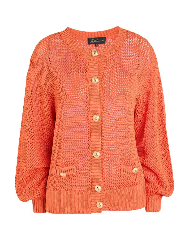 LUISA SPAGNOLI Strickjacke Damen Orange von LUISA SPAGNOLI