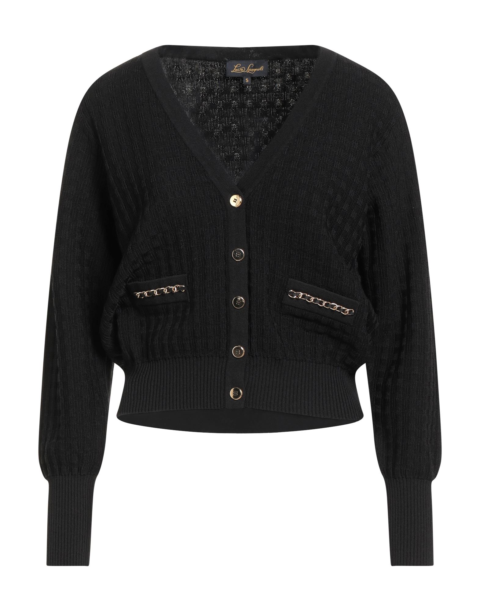 LUISA SPAGNOLI Strickjacke Damen Schwarz von LUISA SPAGNOLI