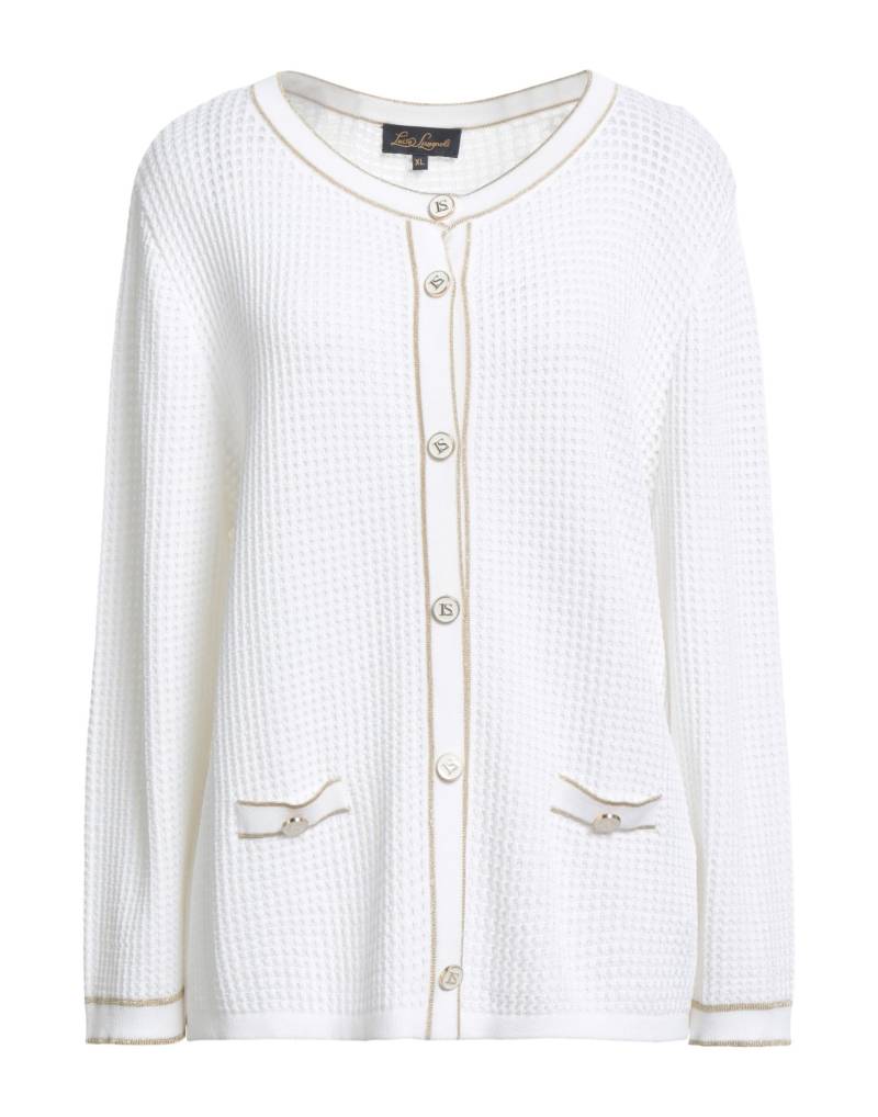 LUISA SPAGNOLI Strickjacke Damen Weiß von LUISA SPAGNOLI