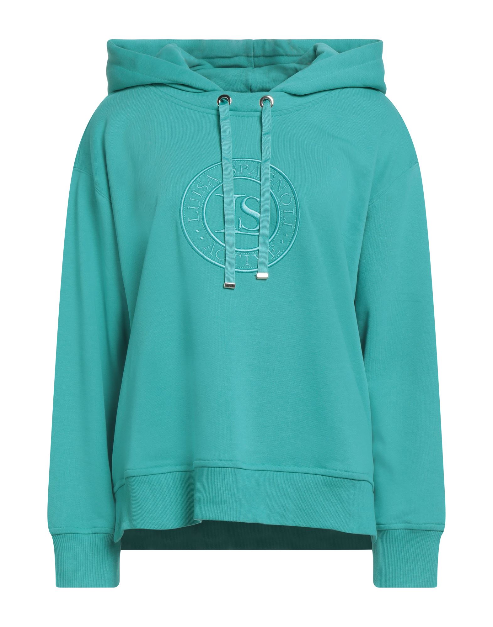 LUISA SPAGNOLI Sweatshirt Damen Tūrkis LUISA SPAGNOLI Sweatshirt Damen Tūrkis von LUISA SPAGNOLI