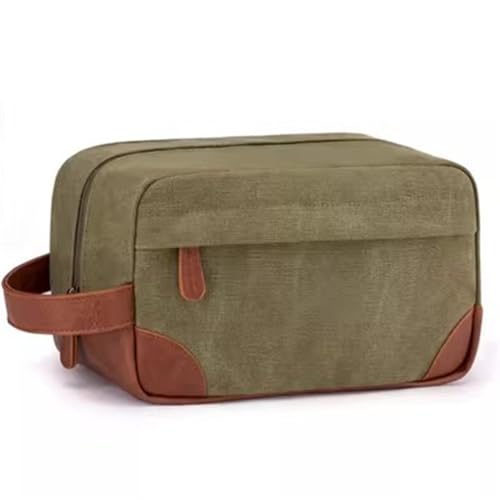 Reise-Kulturbeutel für Damen und Herren Kulturbeutel for Herren, tragbare Kosmetiktasche, Vintage-Aufbewahrungstasche (Farbe : Colour 1, Size : 12.5x25.5x14cm) von LUISAS