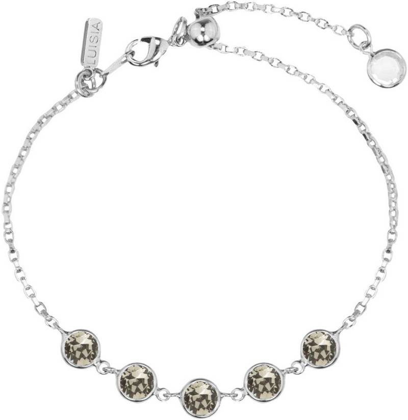 LUISIA® Armband "Calanthe mit fünf Kristallen von Swarovski®" (inkl. Schmuckbox) von LUISIA®