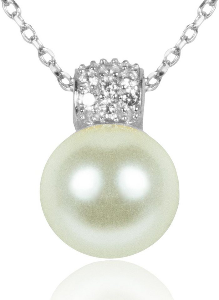 LUISIA® Kette mit Anhänger LUISIA Filigrane Damen Halskette mit Perlen-Anhäng von LUISIA®