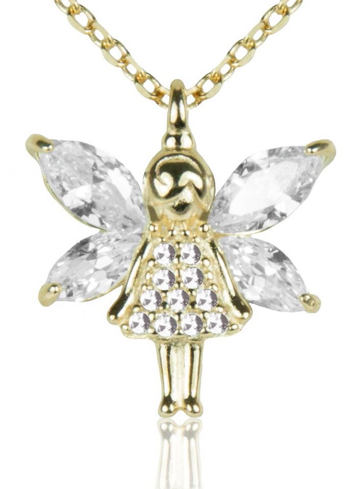 LUISIA® Kette mit Anhänger LUISIA Vergoldete Damen Halskette mit kleiner Kris von LUISIA®