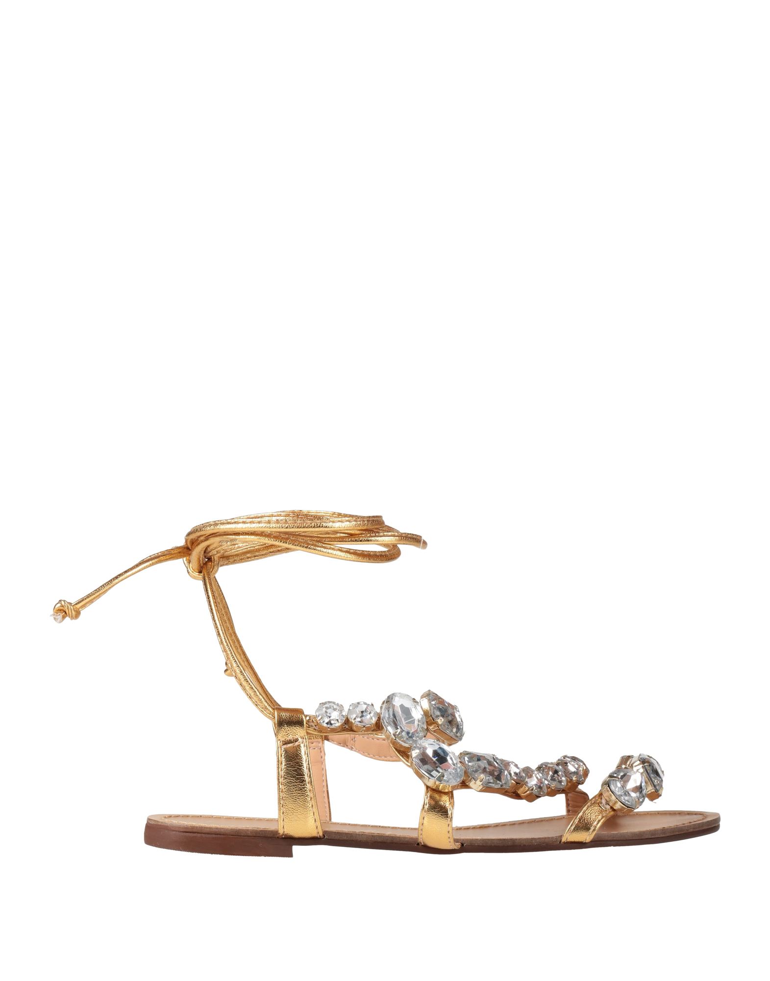 LUIZA BARCELOS Sandale Damen Gold LUIZA BARCELOS Sandale Damen Gold von LUIZA BARCELOS