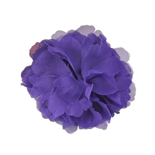 Elegante große Blumen-Anstecknadel aus weichem Stoff, zarter Stoff, Blumen-Brosche, zartes Halsband für Reisen und Freizeit, stilvolle Farbe, Einheitsgröße, Wie beschrieben von LUJIAXI