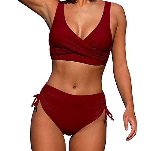 LULER Bikini Oberteil GroßE Brust Bikini Bunt Damen Bikini Short Bikini Schlangenmuster Bikinihose Badeanzug FüR Babys Badeanzug Cup E Mit BüGel Sport Bikinis Damen Badeanzug Mit Shorts Damen von LULER