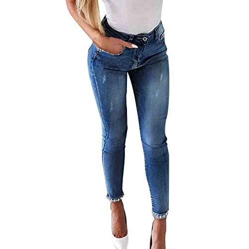 LULER Boyfriend Jeans Mit n,Lederhose Damen High Waist,Luftige Hose,Plissee Hose Beige,Damen Latzhose Arbeit,Abendgarderobe Damen Hosenanzug,WeißE Dreiviertel Leggings,Jogging Hosenanzug von LULER