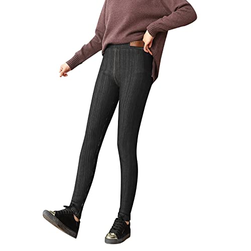 LULER Schwarze Jeans Mit n,Slim Jeans Damen,Paperbag Hose Schwarz,Radlerhose Damen Schwarz,Lange Weite Hose,Leggings Damen GrüN,Blickdichte Sportleggings,Zweiteiler Jogging Damen von LULER